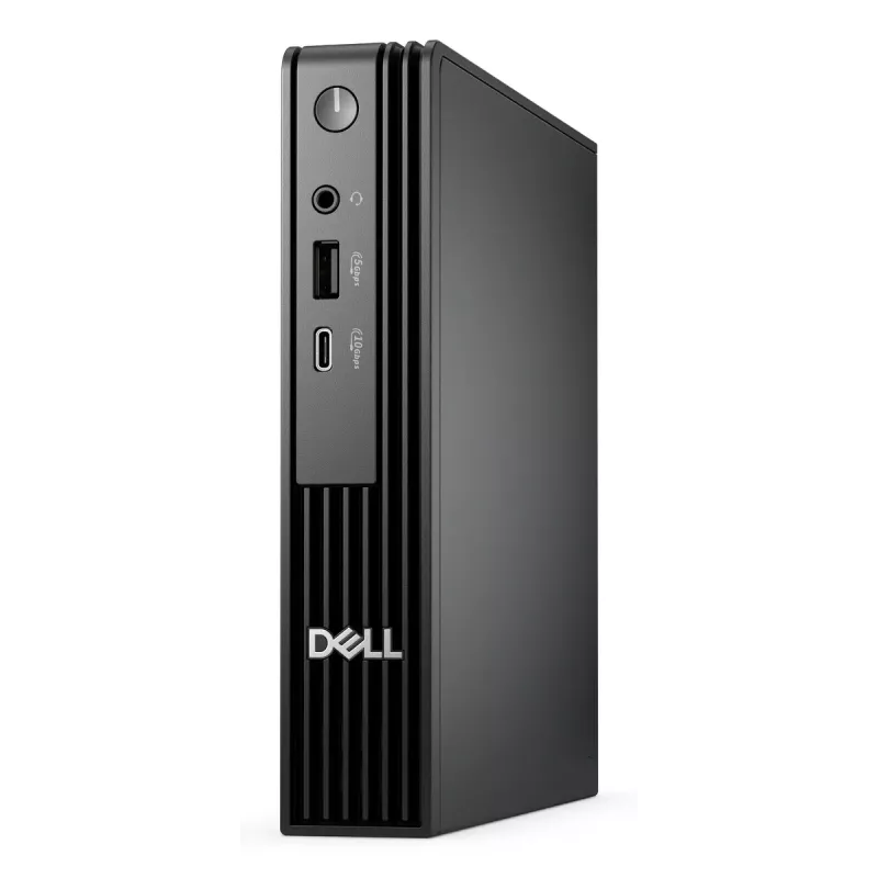 Mini PC Dell Pro QCM1255 — AMD Ryzen 7 PRO 8700GE, 16 GB DDR5, 512 GB SSD, Windows 11 Pro, Micro PC, juoda