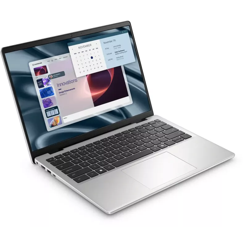 Laptop Dell Pro 14 Essential PV14250 — 14 colių (1920×1200) Full HD+, Intel Core 5 220U, 16 GB DDR5, 512 GB SSD, Windows 11 Pro, Sidabrinis