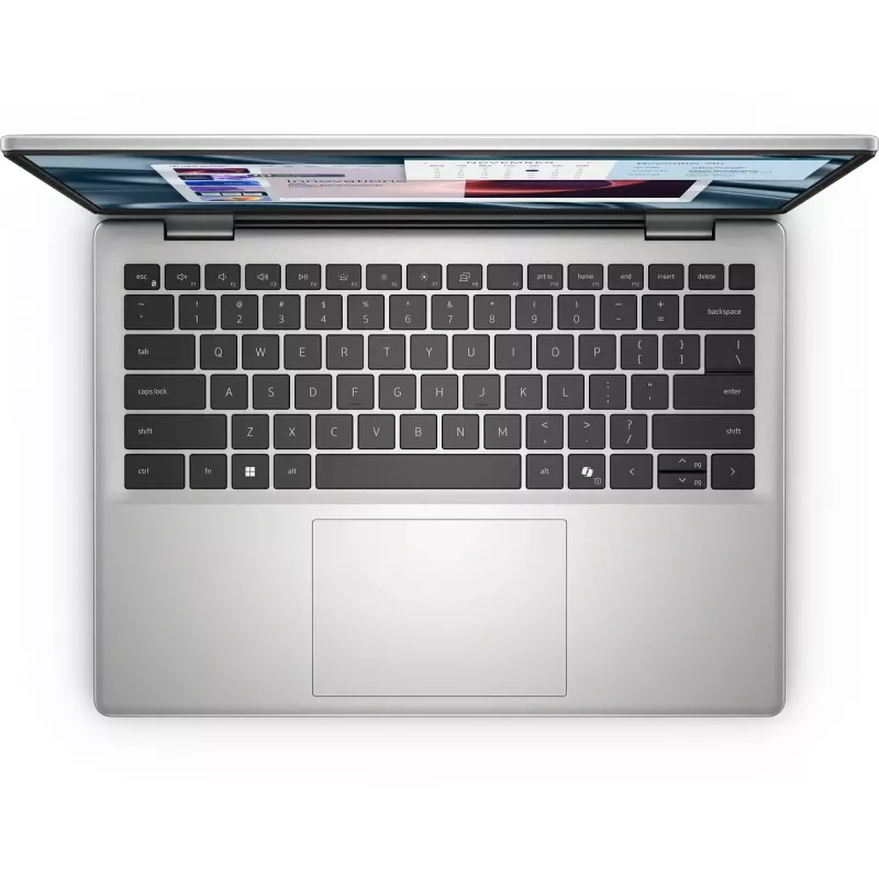 Laptop Dell Pro 14 Essential PV14250 — 14 colių (1920×1200) Full HD+, Intel Core 5 220U, 16 GB DDR5, 512 GB SSD, Windows 11 Pro, Sidabrinis