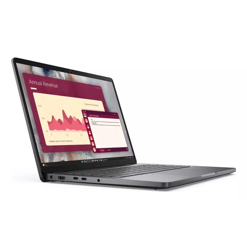 Dell Pro 14 PC14250 nešiojamas kompiuteris — Intel Core 7 150U, 14 colių (1920x1200) Full HD+, 16 GB DDR5, 512 GB SSD, Windows 11 Pro, juodas