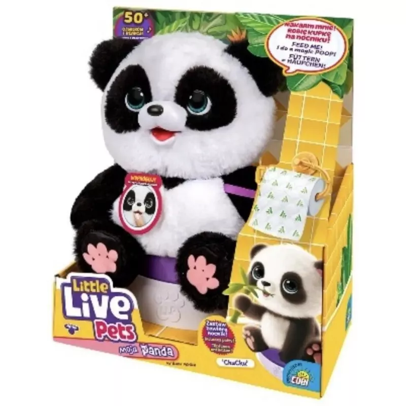 Interaktyvus pliušinis žaislas Cobi Little Live Pets Panda – interaktyvi pliušinė panda
