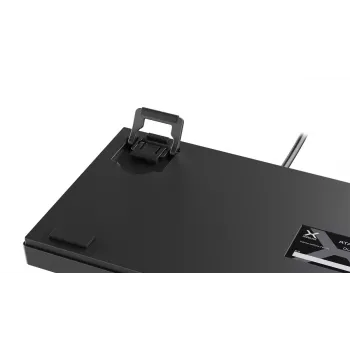 KRUX Atax PRO RGB klaviatūra, skirta žaidimams, USB, QWERTY, Anglų, Juoda, be skaitmenų dalies, mechaninė