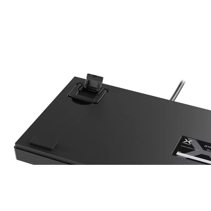 KRUX Atax PRO RGB klaviatūra, skirta žaidimams, USB, QWERTY, Anglų, Juoda, be skaitmenų dalies, mechaninė