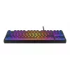 KRUX Atax PRO RGB klaviatūra, skirta žaidimams, USB, QWERTY, Anglų, Juoda, be skaitmenų dalies, mechaninė
