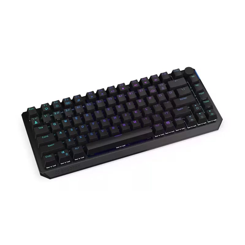 Klaviatūra ENDORFY Thock 75% Wireless Red mechaninė RGB LED juoda