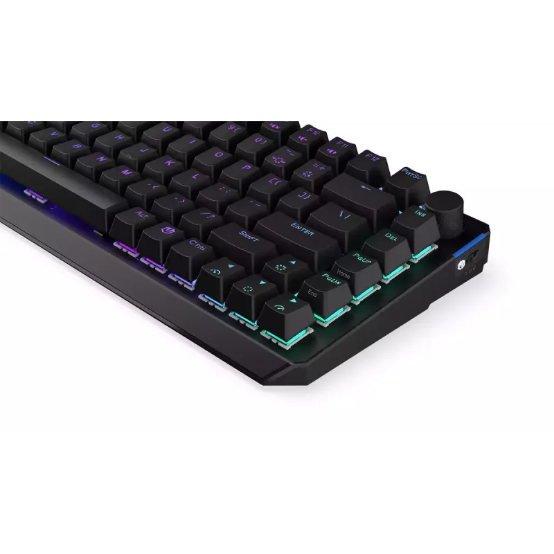 Klaviatūra ENDORFY Thock 75% Wireless Red mechaninė RGB LED juoda