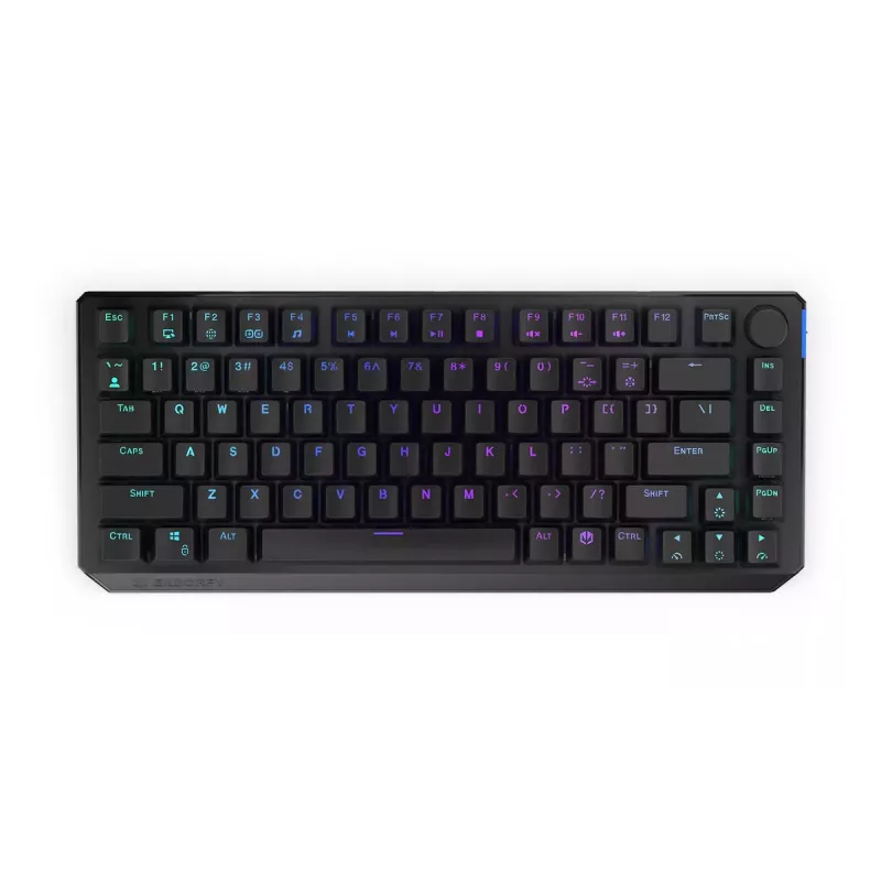 Klaviatūra ENDORFY Thock 75% Wireless Red mechaninė RGB LED juoda