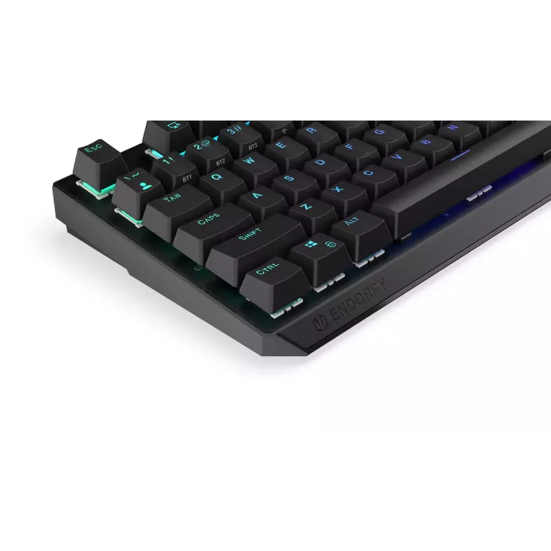 Žaidimų klaviatūra ENDORFY Thock RF belaidė USB mechaninė RGB juoda