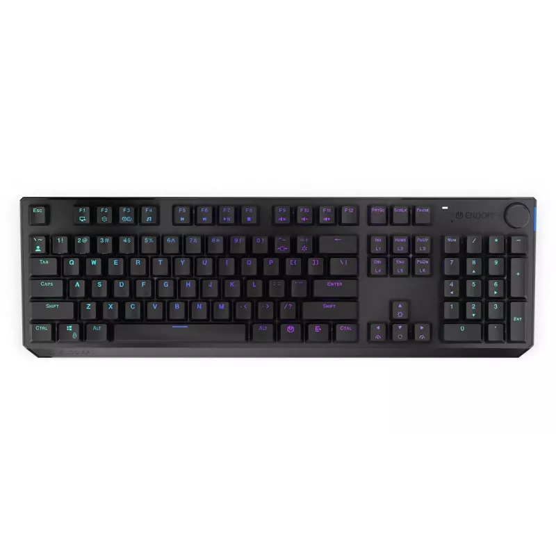Žaidimų klaviatūra ENDORFY Thock RF belaidė USB mechaninė RGB juoda