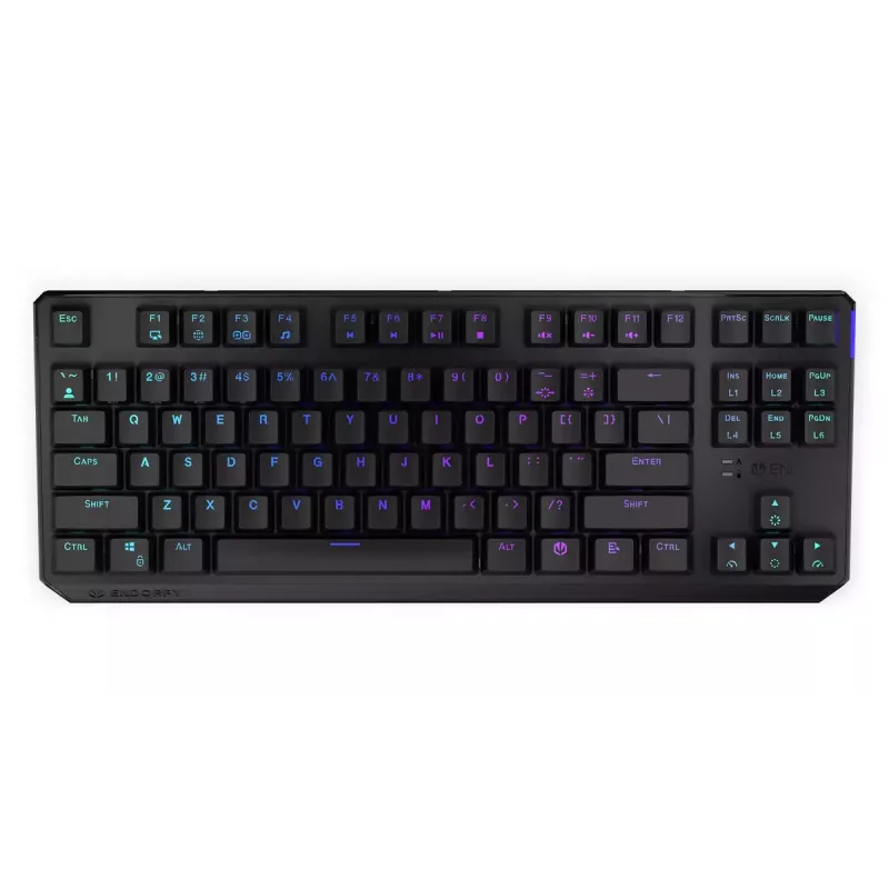 Klaviatūra ENDORFY Thock TKL Wireless Red mechaninė RGB LED 87 klavišai