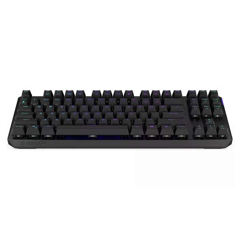 Klaviatūra ENDORFY Thock TKL Wireless Juoda mechaninė RGB LED 87 klavišai