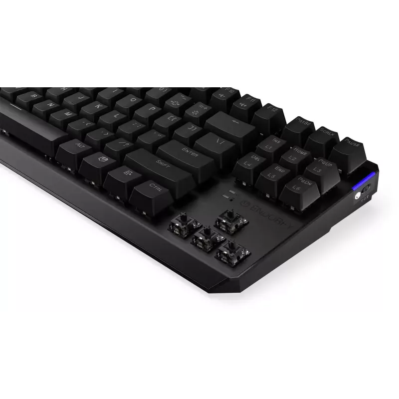 Klaviatūra ENDORFY Thock TKL Wireless Juoda mechaninė RGB LED 87 klavišai