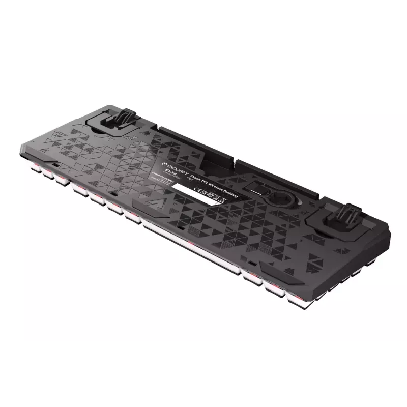 Žaidimų klaviatūra ENDORFY TKL USB mechaninė 87 klavišai RGB juoda