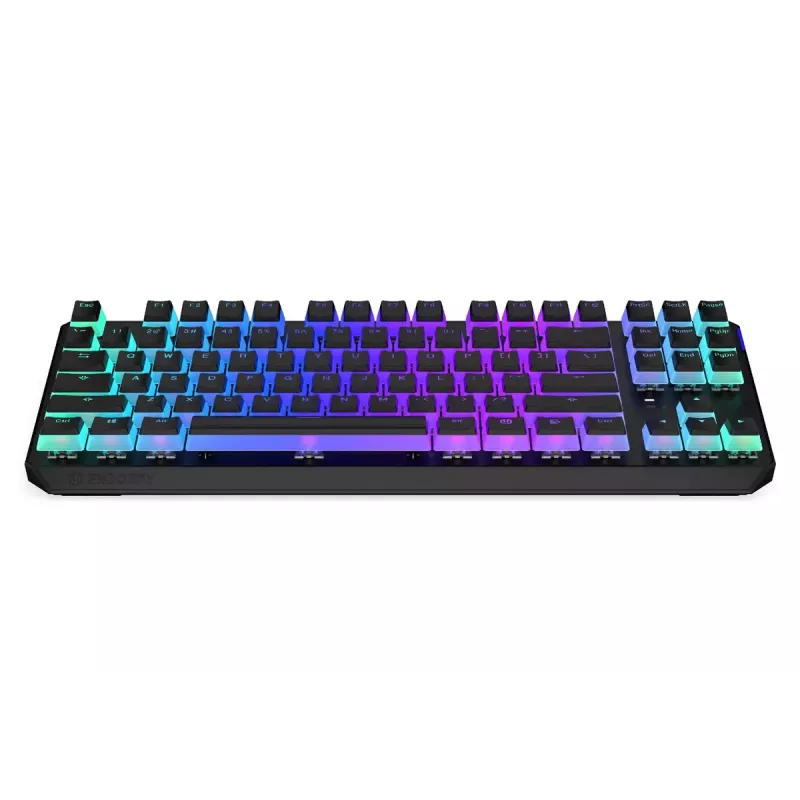 Žaidimų klaviatūra ENDORFY TKL USB mechaninė 87 klavišai RGB juoda