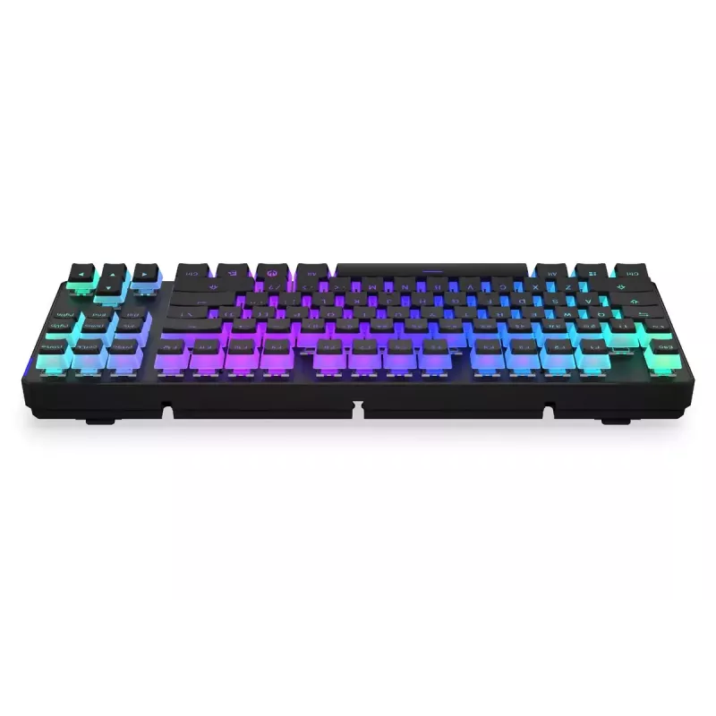 Žaidimų klaviatūra ENDORFY TKL USB mechaninė 87 klavišai RGB juoda