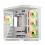 ATX Mid Tower korpusas KRUX Empero ARGB White KRXD014 su ARGB ventiliatoriais