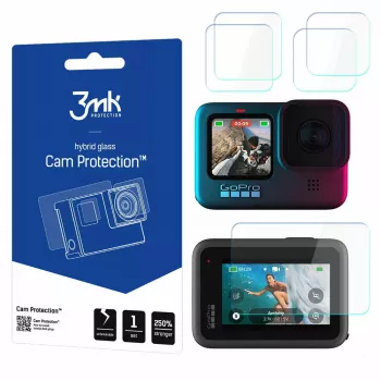 3MK Cam Protection 3MK HERO 9/10 Juoda 1 vnt.