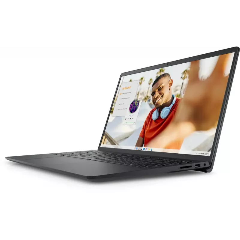 Nešiojamas kompiuteris Dell Inspiron 3535 — AMD Ryzen 7 7730U, 15,6 colio FHD jutiklinis ekranas, 16 GB RAM, 512 GB SSD, Windows 11 Home, juodas
