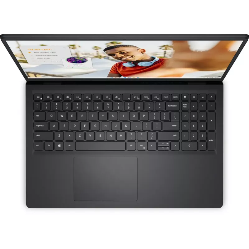 Nešiojamas kompiuteris Dell Inspiron 3535 — AMD Ryzen 7 7730U, 15,6 colio FHD jutiklinis ekranas, 16 GB RAM, 512 GB SSD, Windows 11 Home, juodas