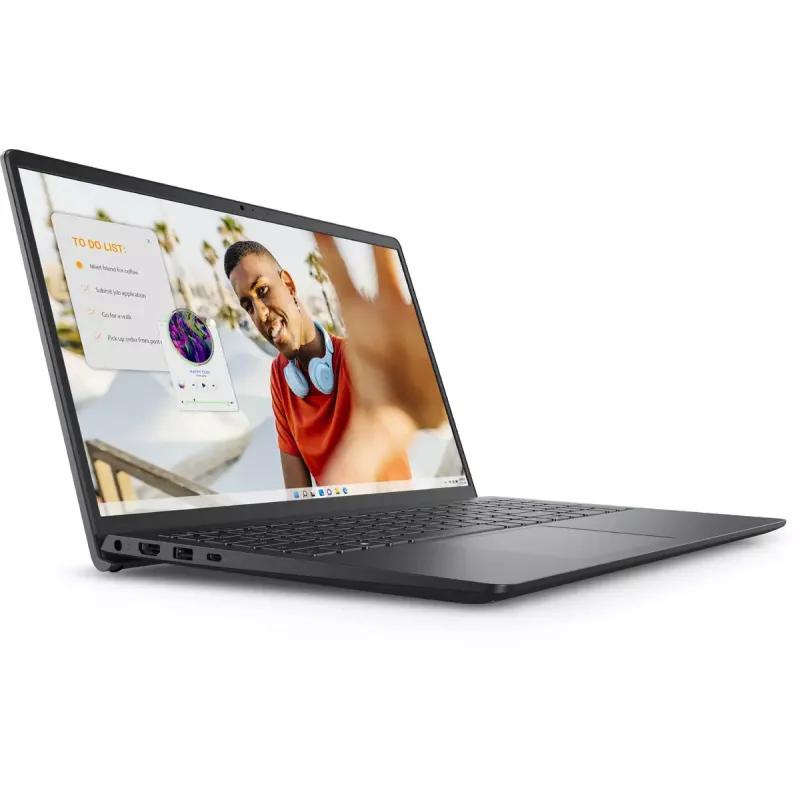 Nešiojamas kompiuteris Dell Inspiron 3535 — AMD Ryzen 7 7730U, 15,6 colio FHD jutiklinis ekranas, 16 GB RAM, 512 GB SSD, Windows 11 Home, juodas