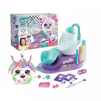Minkštų žaislų rinkinys Epee Plush Project Hairdos Beauty Salon — pliušinis šukuosenų formavimo žaidimų rinkinys