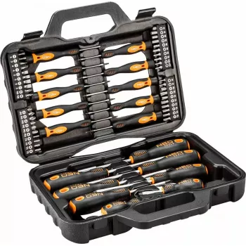 Nešiojamas įrankių dėklas NEO tools 04-211, patvari plastiko konstrukcija, nešimo rankena, kompaktiška saugykla