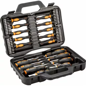 Nešiojamas įrankių dėklas NEO tools 04-211, patvari plastiko konstrukcija, nešimo rankena, kompaktiška saugykla