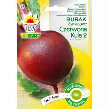 Burokėliai 'Czerwona Kula' (Beta vulgaris) Toraf sėklos — 6 mėnesių galiojimo laikas