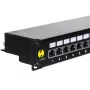 NETRACK jungčių skydas 104-03 19 colių 24 prievadų RJ45 tinklo kabeliams