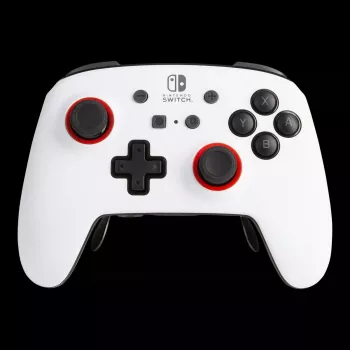 Žaidimų pultas PowerA FUSION Pro Wireless valdiklis, skirtas Nintendo Switch — balta/juoda, Bluetooth ir USB-C, 900 mAh