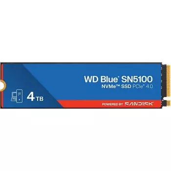 SSD SANDISK WD Blue SN5100 NVMe M.2 4TB — vidinis NVMe SSD, M.2 formos faktorius, 4 TB talpa