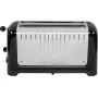 Skrudintuvas Dualit 2 Slot Lite Toaster LONG juodas — 2 lizdų nerūdijančio plieno skrudintuvas, reguliuojamas skrudinimo laipsnis