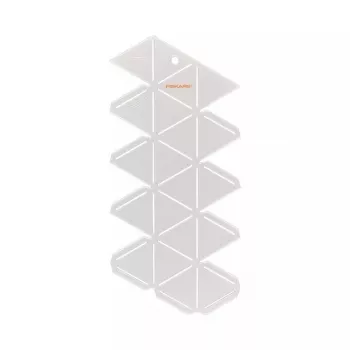Silhouette stencil Fiskars 1059566 White Plastic for Adults and Children