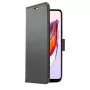 Dėklas-piniginė SCREENOR skirtas iPhone 15, 6,1 colio (15,5 cm), juodas, 3 kortelių kišenės, dirbtinė oda+TPU