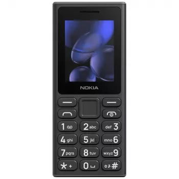 Mobilusis telefonas HMD Nokia 105 TA-1684 — paprastas funkcinis telefonas, dviejų SIM, violetinis