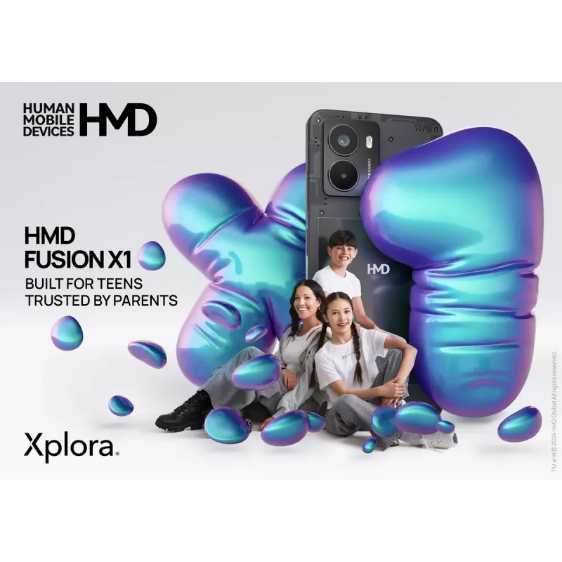 Išmanusis telefonas HMD FUSION X1 DS TA-1672 6,56 col. 128 GB juodas