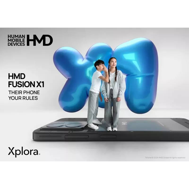 Išmanusis telefonas HMD FUSION X1 DS TA-1672 6,56 col. 128 GB juodas