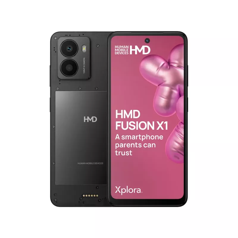 Išmanusis telefonas HMD FUSION X1 DS TA-1672 6,56 col. 128 GB juodas