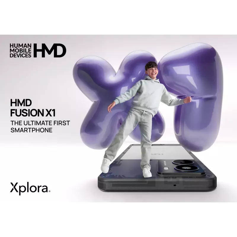 Išmanusis telefonas HMD FUSION X1 DS TA-1672 6,56 col. 128 GB juodas