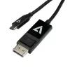 Laido lyties keitiklis USB Type-C 3.2 Gen 1 DisplayPort juodas V7 V7UCDP-2M