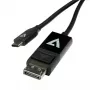 Laido lyties keitiklis USB Type-C 3.2 Gen 1 DisplayPort juodas V7 V7UCDP-2M