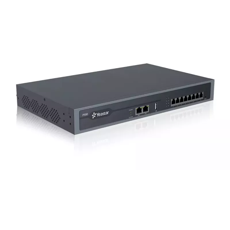 IP PBX sistema Yeastar P570 500 naudotojų Gigabit Ethernet Juoda