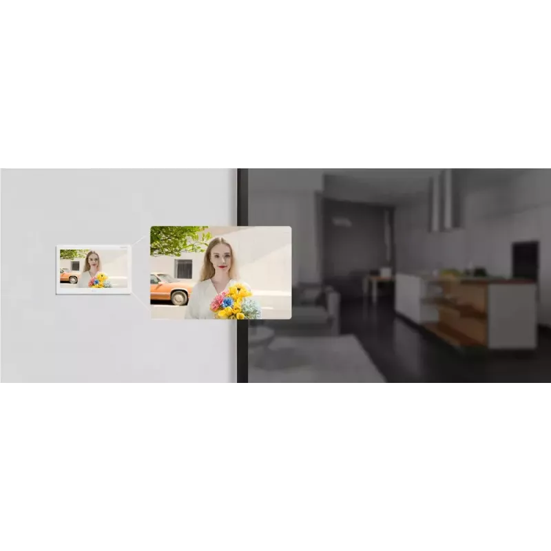 Video domofonų sistema Hikvision DS-KD8003-IME1(B)/NS 2 MP juoda nerūdijantis plienas