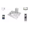 Video domofonų sistema Hikvision DS-KD8003-IME1(B)/NS 2 MP juoda nerūdijantis plienas
