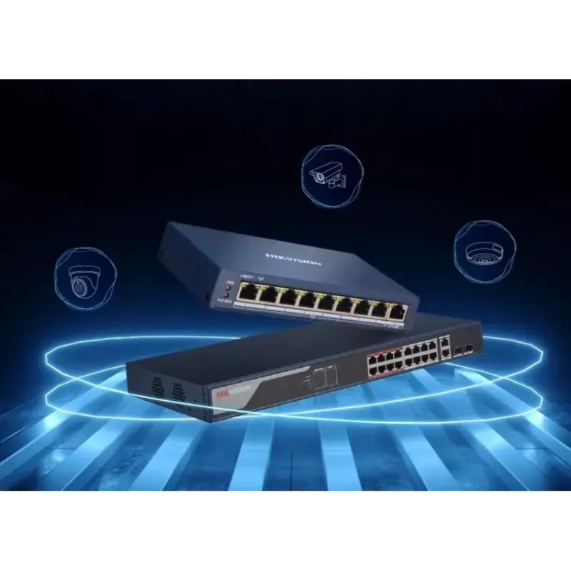 Nevaldomas komutatorius Hikvision DS-3E0105-O 5 prievadų Fast Ethernet 10/100