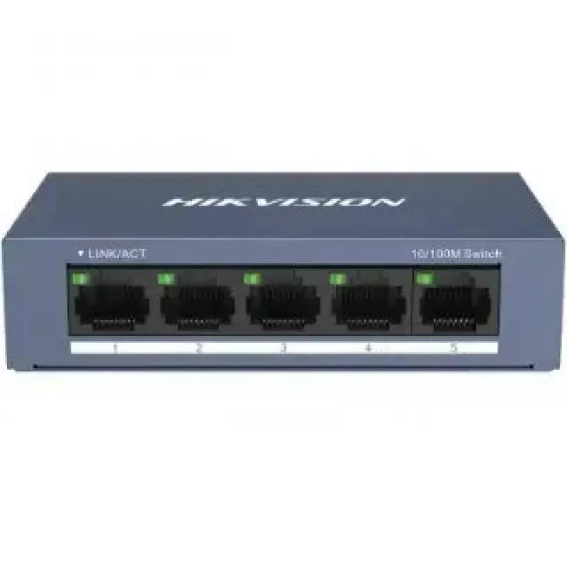 Nevaldomas komutatorius Hikvision DS-3E0105-O 5 prievadų Fast Ethernet 10/100