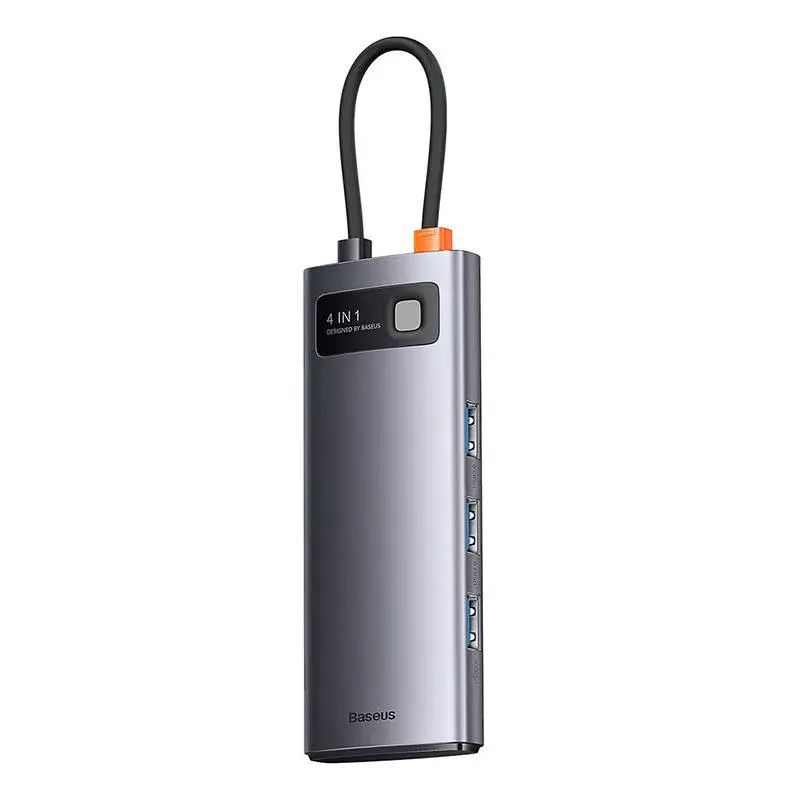 USB-C į 4x USB 3.0 šakotuvas Baseus WKWG070013 — USB-C į keturis USB-A 3.0 prievadus
