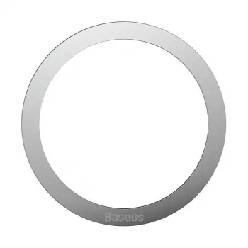 Magnetinis žiedas Baseus Halo serijos sidabrinis — 2 vnt. telefono laikiklis žiedas