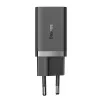 Baseus sieninis įkroviklis GaN5 40W, 2x USB C (Juoda)