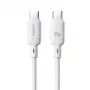USB-C į USB-C laidas Baseus Rychlonabíjecí Silky 1 m 100 W baltas
